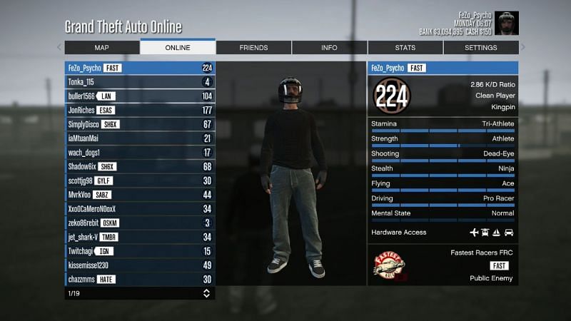 Fighting higher-leveled players in Freemode (Image via GTAforums)
