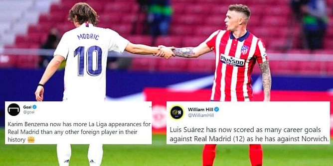 Twitter reacts as Real Madrid and Atletico Madrid play out 1-1 draw