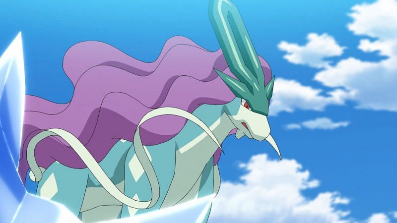 Suicine in the anime (Image via The Pokemon Company)