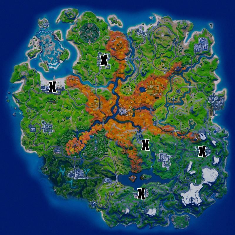 The Fortnite Season 6 Map Is Starting To Become Fortified What That 
