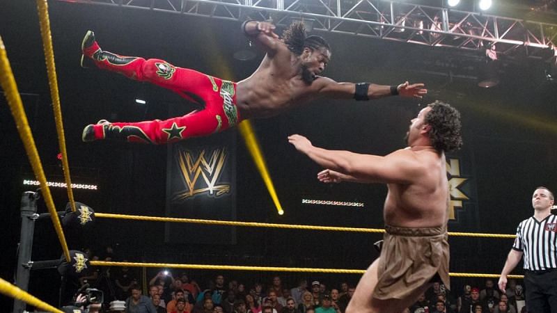Kofi Kingston and Rusev shared the WWE NXT ring