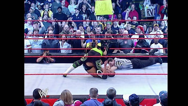The Hurricane scored one of the biggest upsets in Monday Night RAW history by defeating The Rock in 2003
