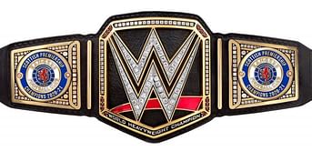 Drew McIntyre presents Rangers FC with custom WWE Championship