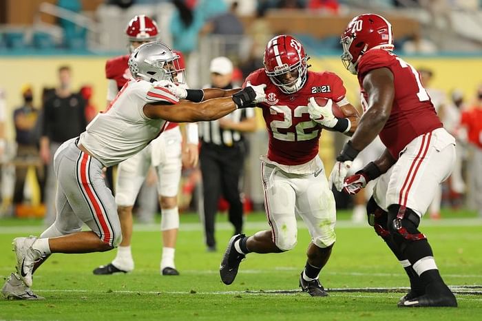 Draft Hunt: An NFL scouting report on Alabama RB Najee Harris - Silver And  Black Pride