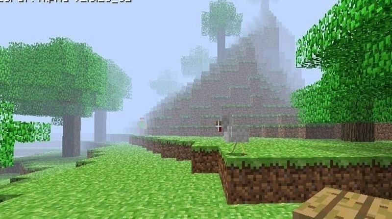 Herobrine is said to be the only other human character that exists in the Overworld, apart from villagers (Image via Minecraft)
