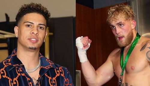 YouTube superstars Austin McBroom (left) and Jake Paul (right)