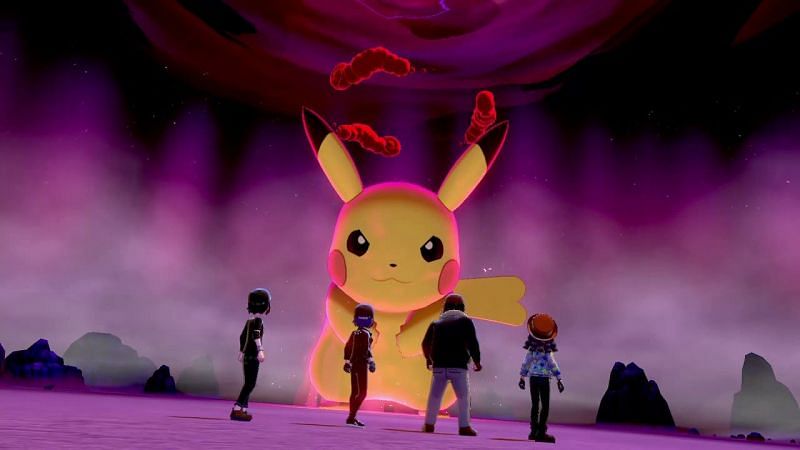 Dynamaxed Pikachu (Image via Game Freak)