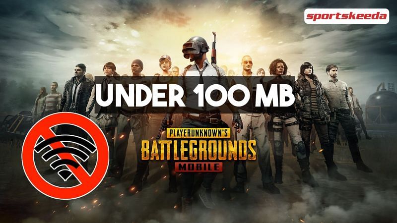 There are many offline games like PUBG Mobile under 100 MB