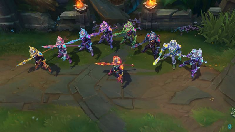 League of Legends New Skins on PBE patch 11.17