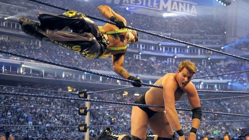 John &quot;Bradshaw&quot; Layfield competed in his final match at WWE WrestleMania XXV