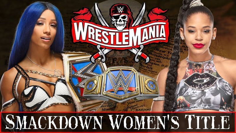Sasha Banks will defend the SmackDown Women&#039;s Championship against Bianca Belair at WrestleMania