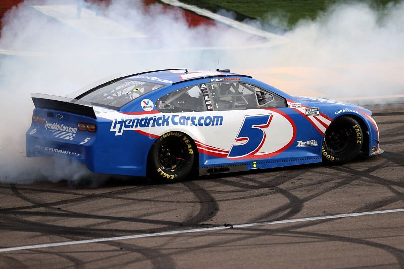 Kyle Larson registered his first win of the season at Pennzoil 400 last week. Photo&quot;Abbie Parr/Getty Images.