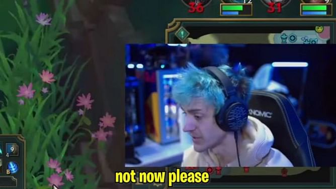 Fortnite star Ninja asks wife Jessica to leave room while he plays; it doesn't seem to go well
