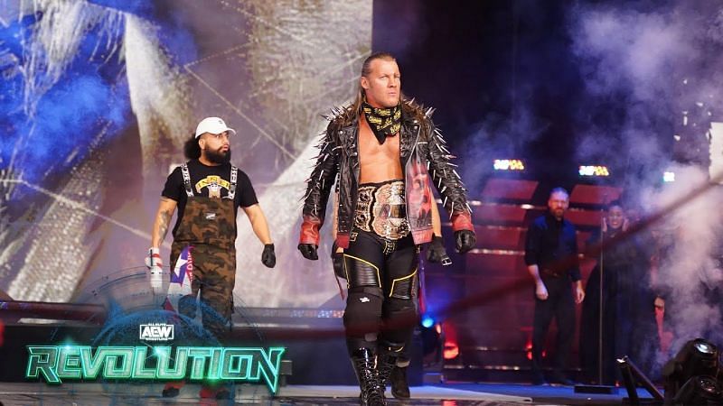 Chris Jericho at AEW Revolution 2020