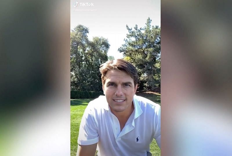 Tom Cruise&#039;s deepfakes have been going viral on TikTok (image via deeptomcruise, TikTok)