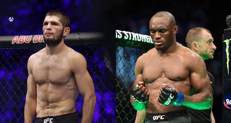 Khabib Nurmagomedov (Left) and Kamaru Usman (Right) share the record for most control time on ground