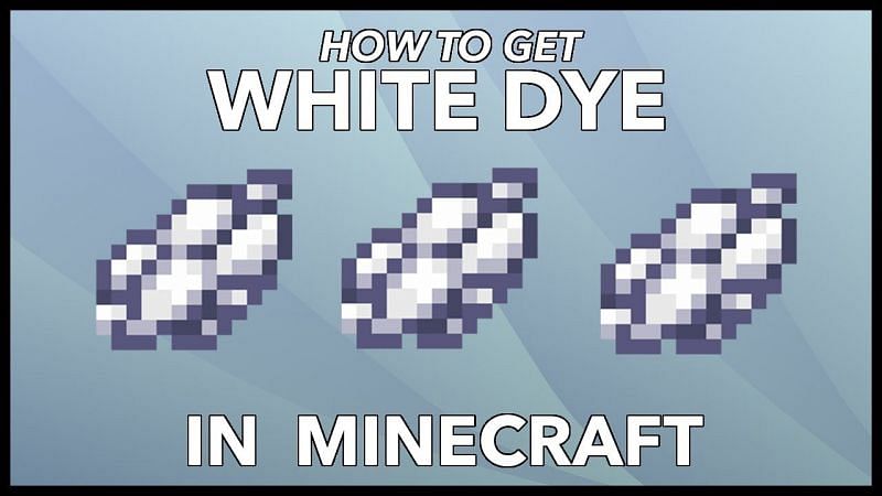 White dye Minecraft (Image via minecraft-help.net)