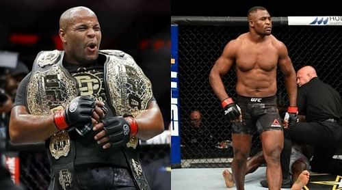 Daniel Cormier and Francis Ngannou.