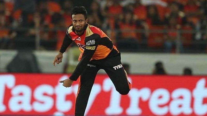 Shakib Al Hasan last played for the Sunrisers Hyderabad