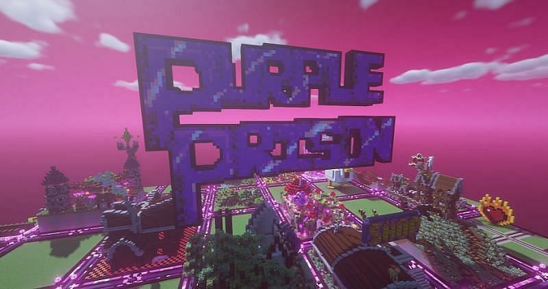 Purple Prison is a Minecraft PvP prison server with magical elements