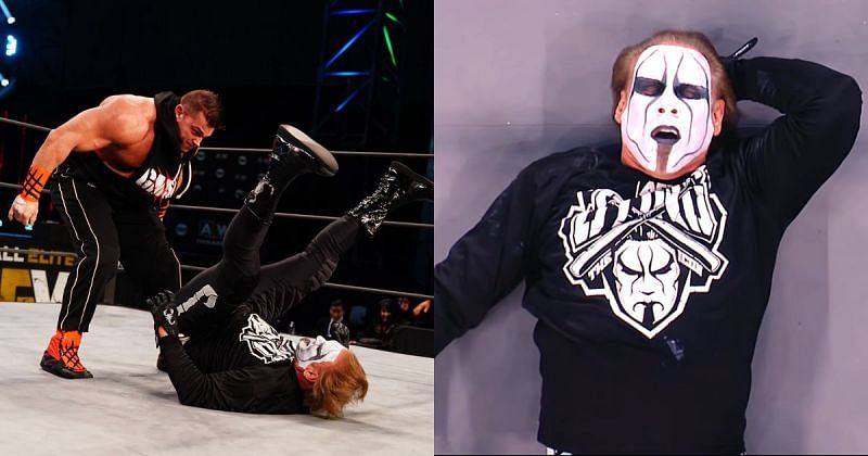 Sting took a powerbomb from Brain Cage on the February 17th episode of AEW Dynamite.