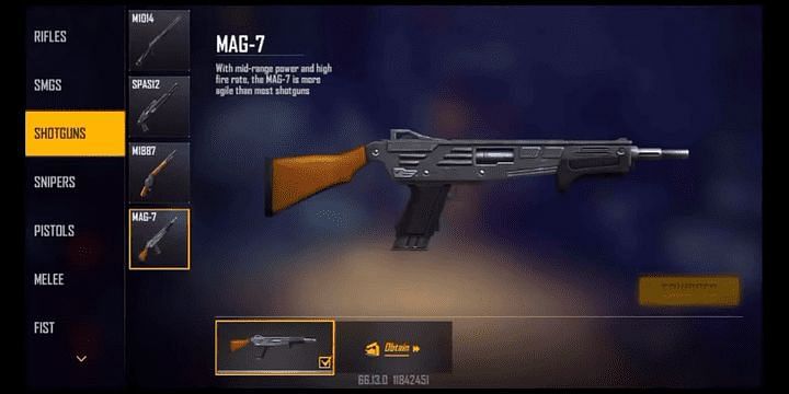 Mag-7 in Free Fire