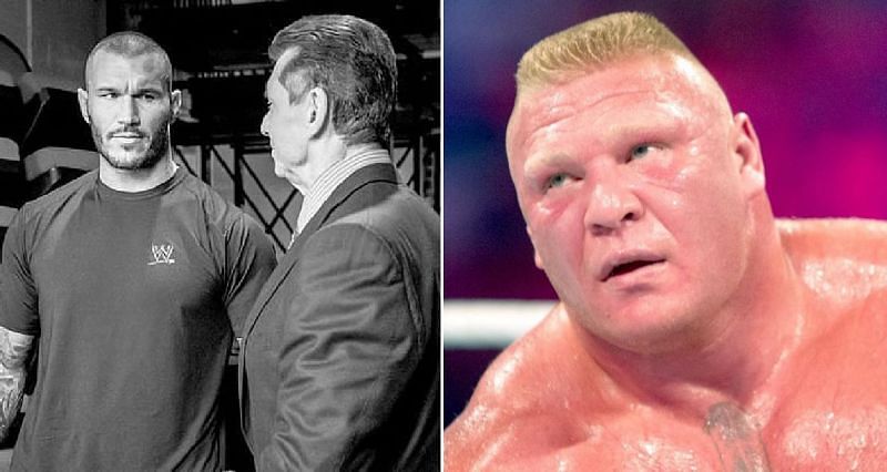 Randy Orton and WWE Chairman Vince McMahon; Brock Lesnar