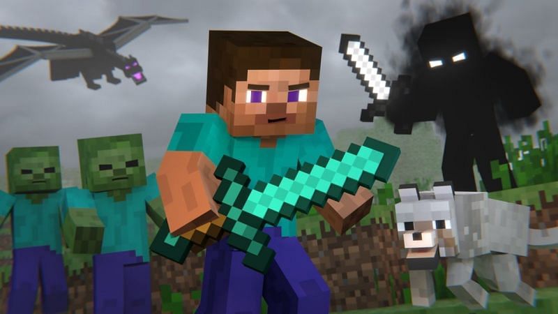 Animated Minecraft Steve (Image via YouTube)