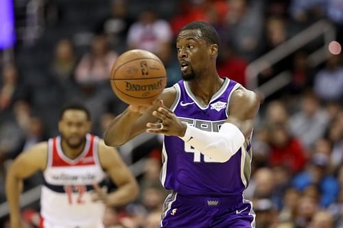 Harrison Barnes playing for the Sacramento Kings