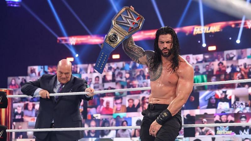 Roman Reigns retained the WWE Universal Championship in controversial circumstances at Fastlane on Sunday