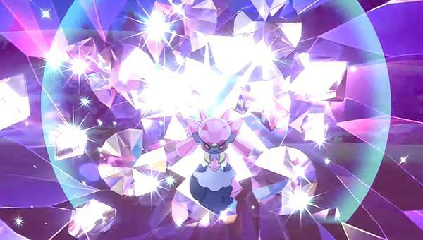 Diamond Storm being used by Diancie (The Pokemon Company)