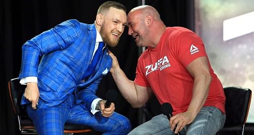 Dana White (Right) thinks refusing to rematch Conor McGregor (Left) is the big mistake that many fighters made