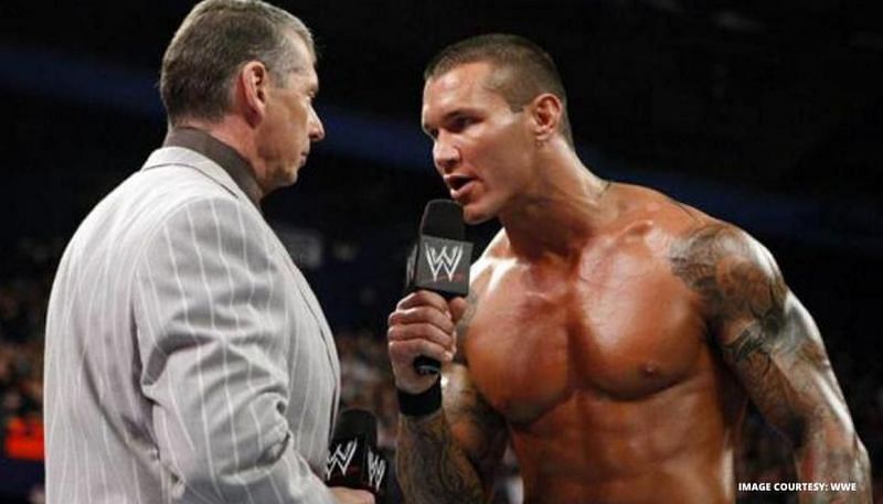 Vince McMahon/Randy Orton (Credit: WWE)