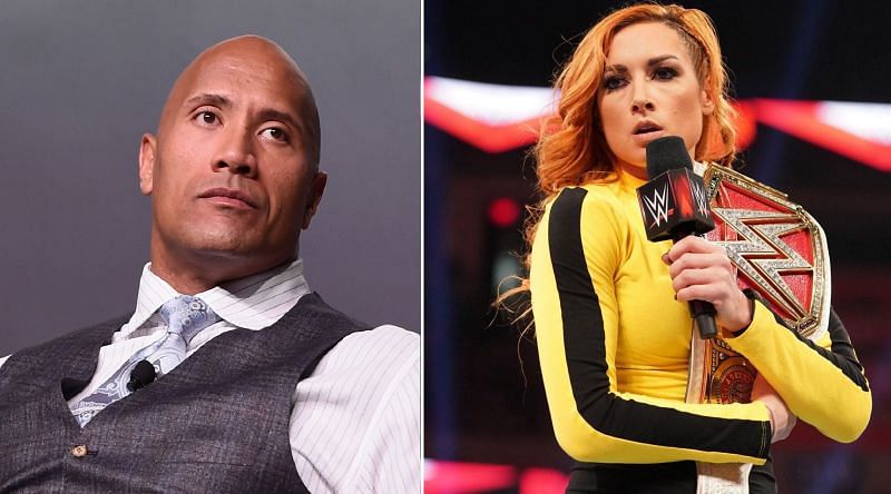 The Rock and Becky Lynch