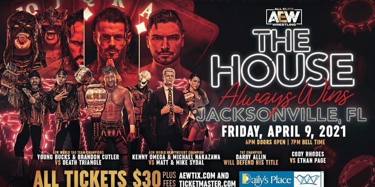 AEW will conduct its first live show during WrestleMania weekend.