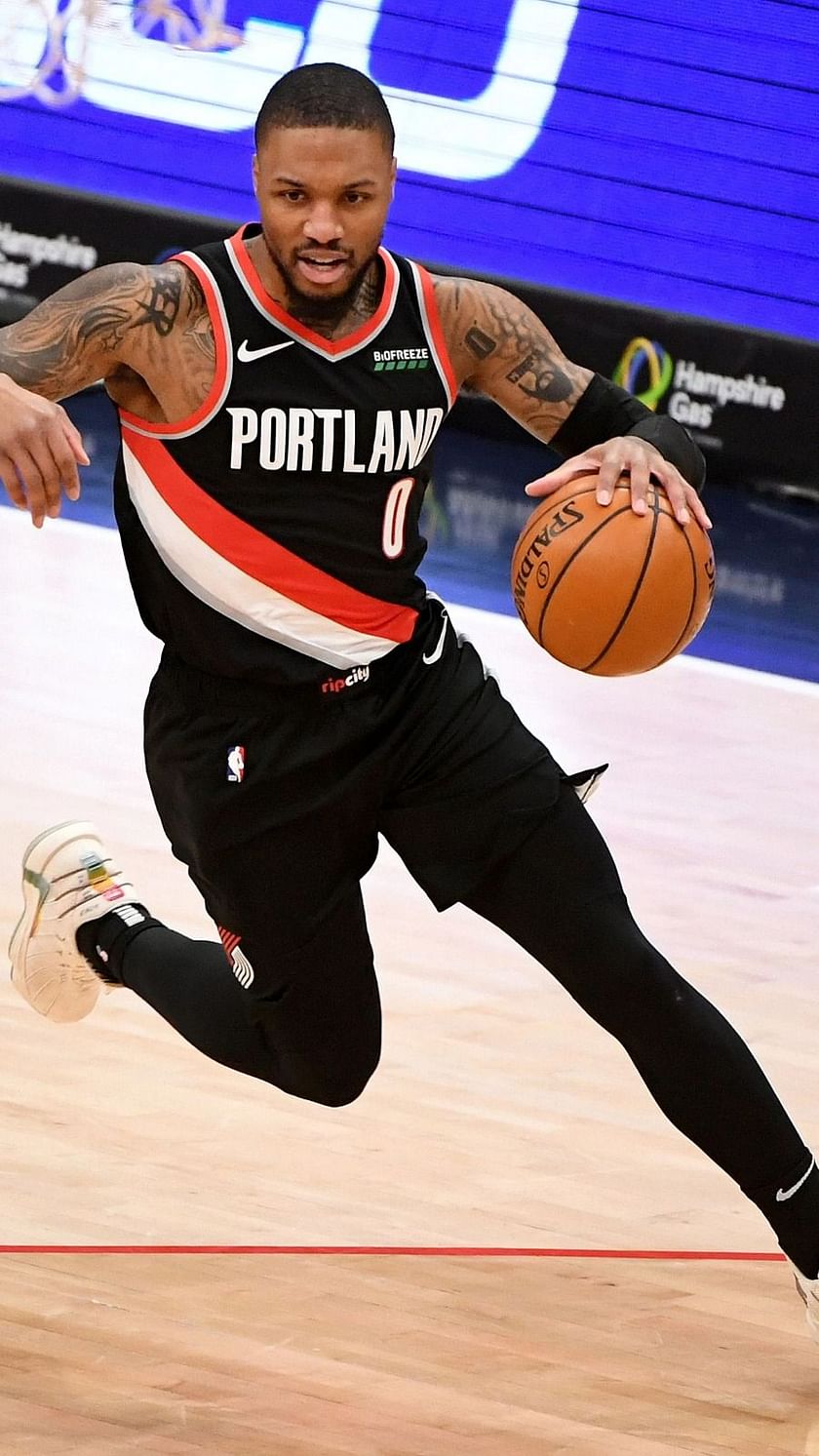 NBA_ Jersey Portland''Trail''Blazers''Men Damian Lillard C.J.