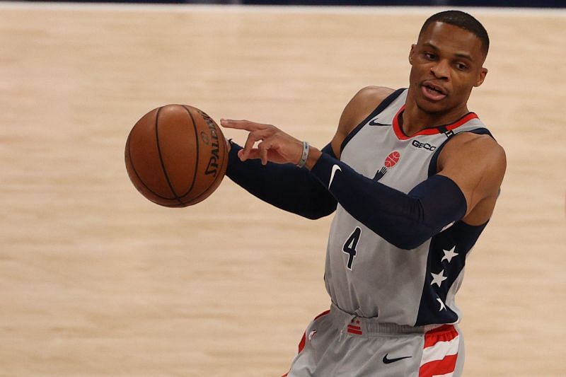 Russell Westbrook #4 of the Washington Wizards