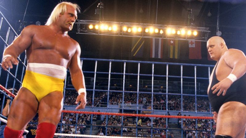 Hulk Hogan defended the WWE Championship against King Kong Bundy at WrestleMania 2