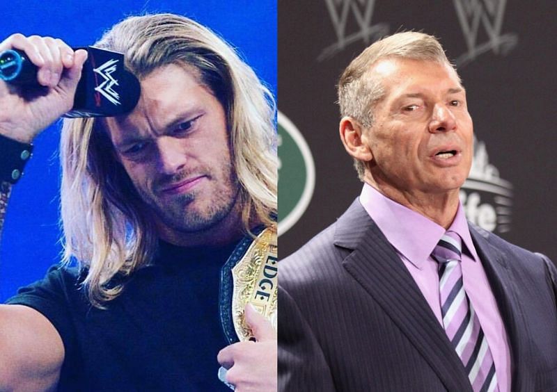 Edge and Vince McMahon