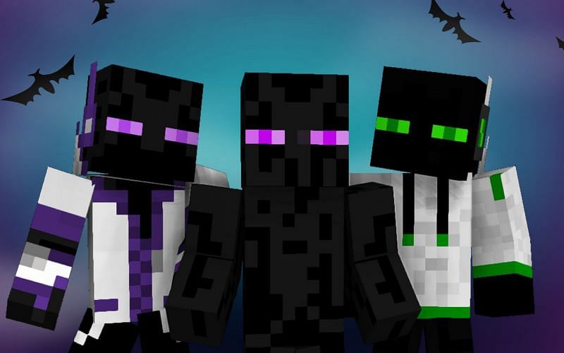 Minecraft Enderman artwork (Image via apk-dl)