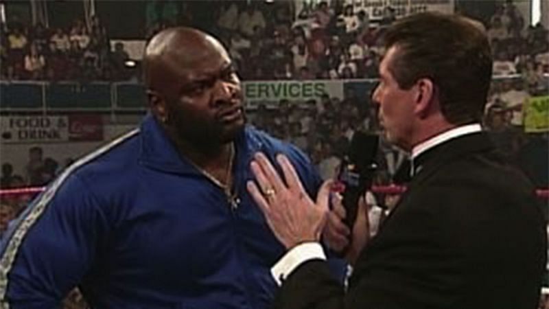 Ahmed Johnson reportedly had a falling out with Vince McMahon in 1998