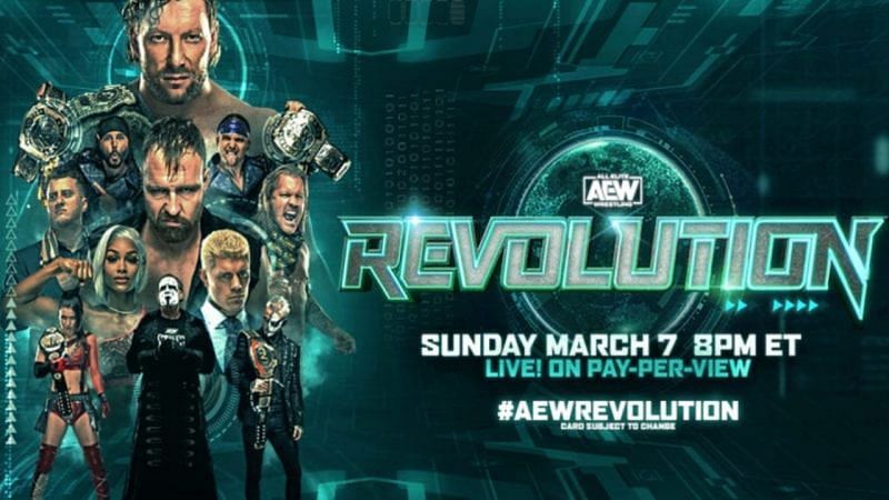 AEW Revolution will air this Sunday on pay-per-view, March 7.