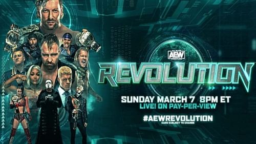 AEW Revolution will air this Sunday on pay-per-view, March 7.