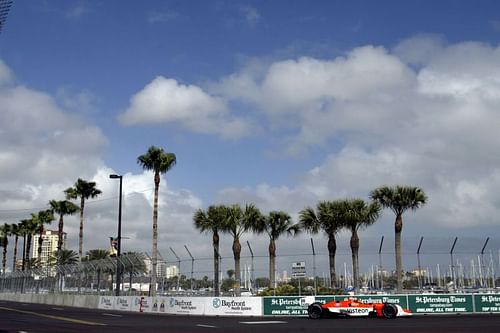 The Grand Prix of St. Petersburg in 2003. (Photo by Darrell Ingham/Getty Images).