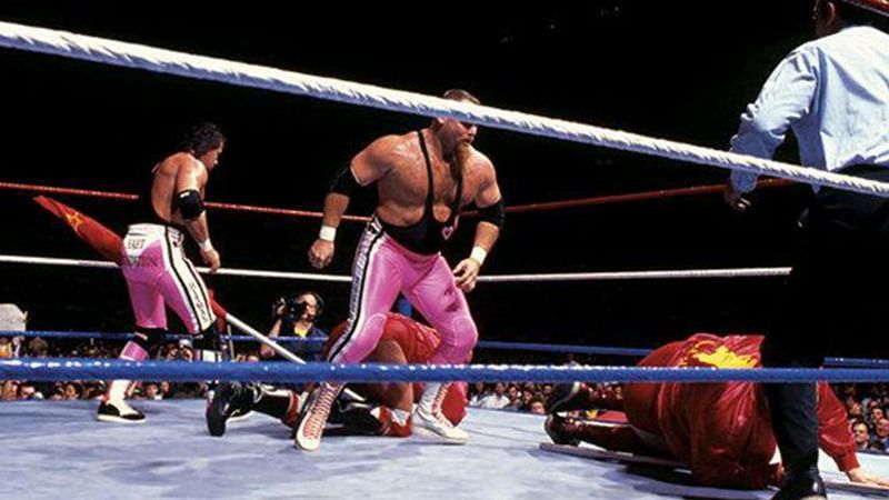The Hart Foundation had a homecoming at WWE WrestleMania VI