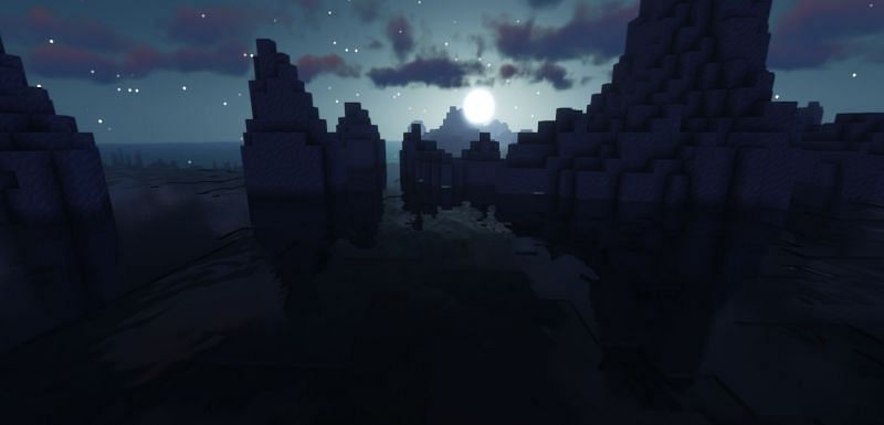 Players are not advised to settle on a Deep Frozen Ocean biome (Image via Minecraft)