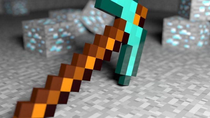 The best part about Minecraft weapons is that they can be enchanted (Image via Wallpapercave)