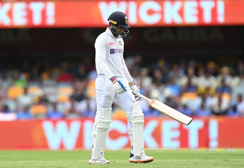 Shubman Gill was trapped in front of the stumps in the fourth Test.