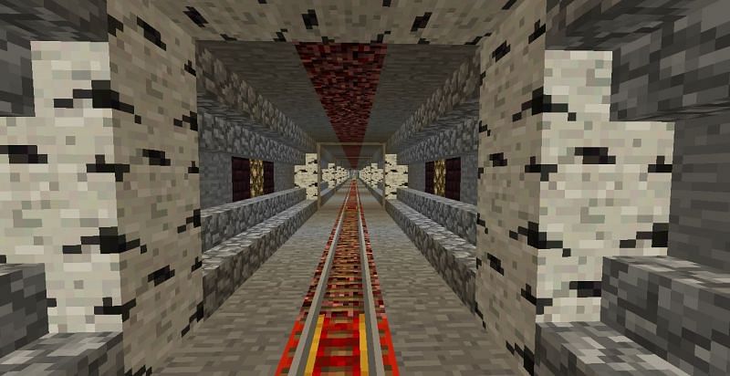 Minecart and stair systems will allow players to conserve hunger