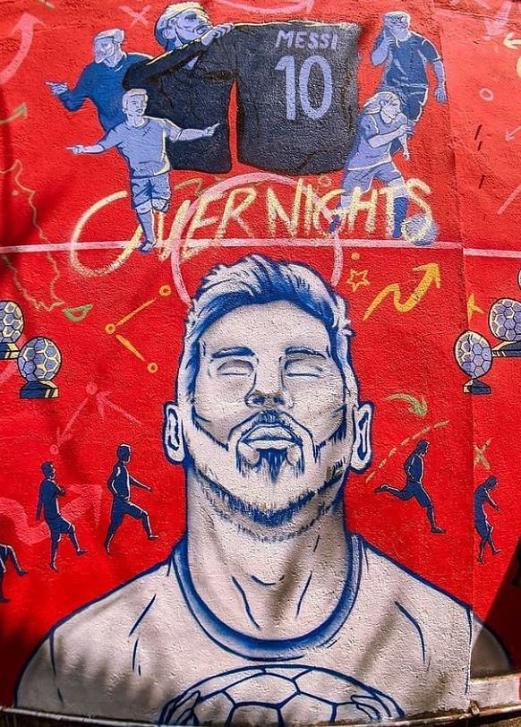 Lionel Messi has been immortalized across the world